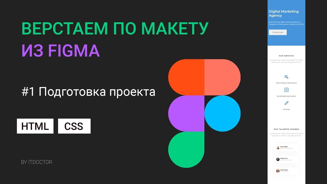 Вёрстка сайта по макету из Figma 2024 — плейлист, состоящий из 8