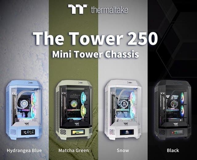 Thermaltake представила компактный, но вместительный корпус The Tower 250 для игровых систем