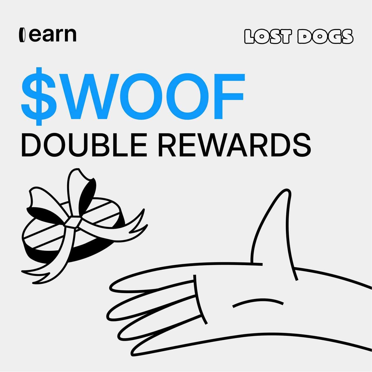 😍 Еще 1 пул $WOOF в Earn стартовал!