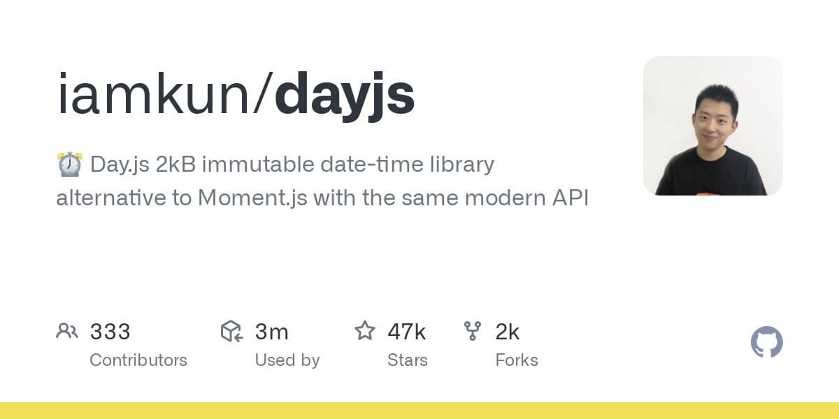 🐙 Date.js – библиотека, которая парсит, валидирует и отображает даты. Все изменения