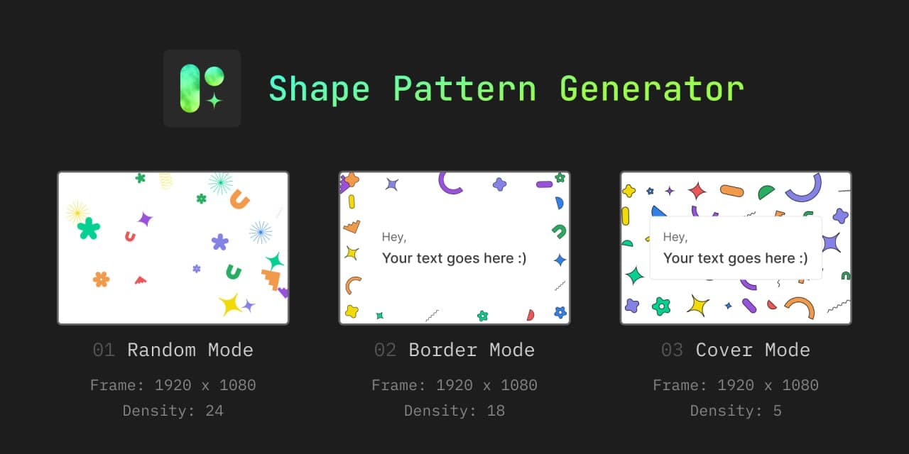 Shape Pattern Generator