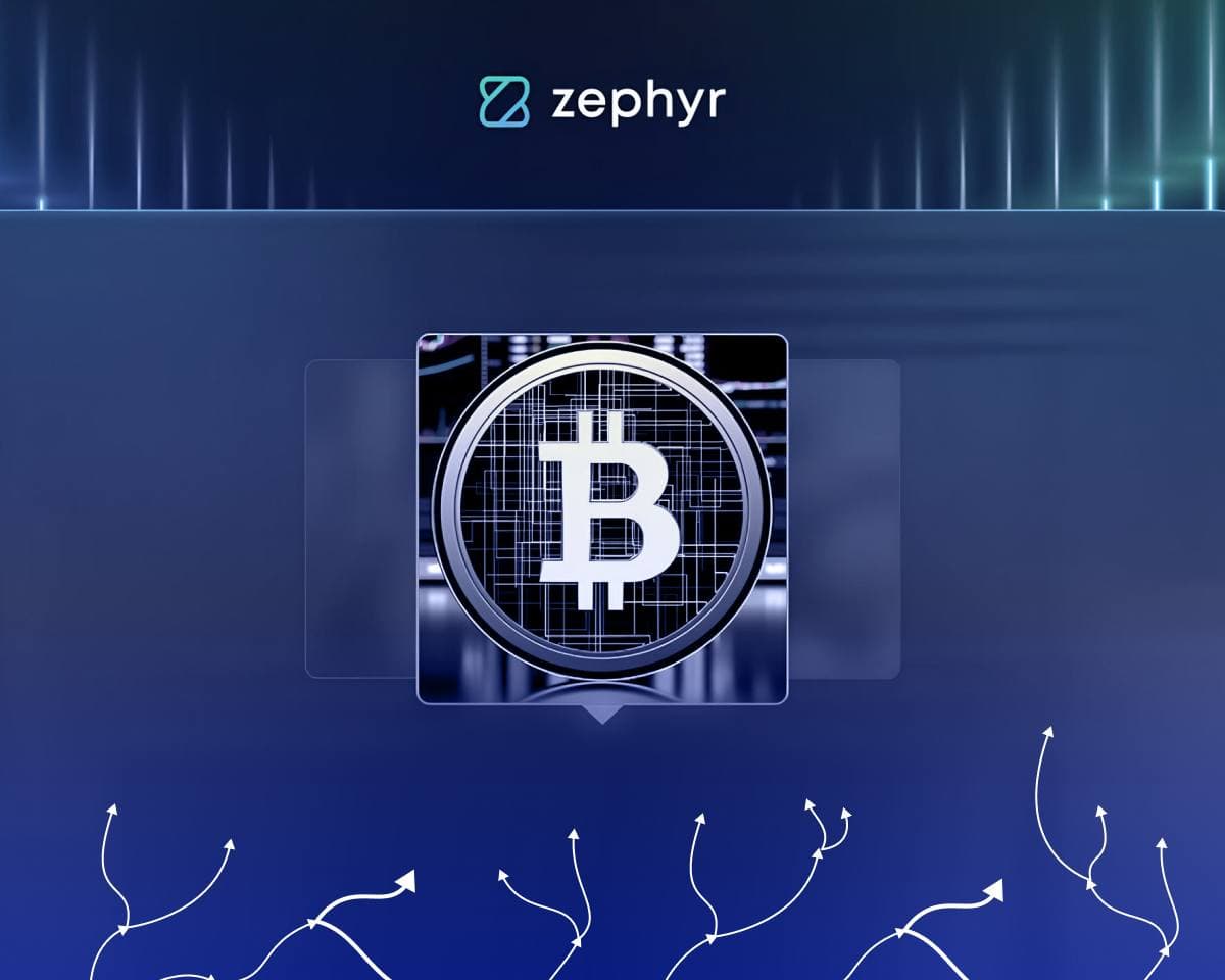 🧁 Пользователи Zephyr оценили вероятность роста биткоина до $110 000 к концу