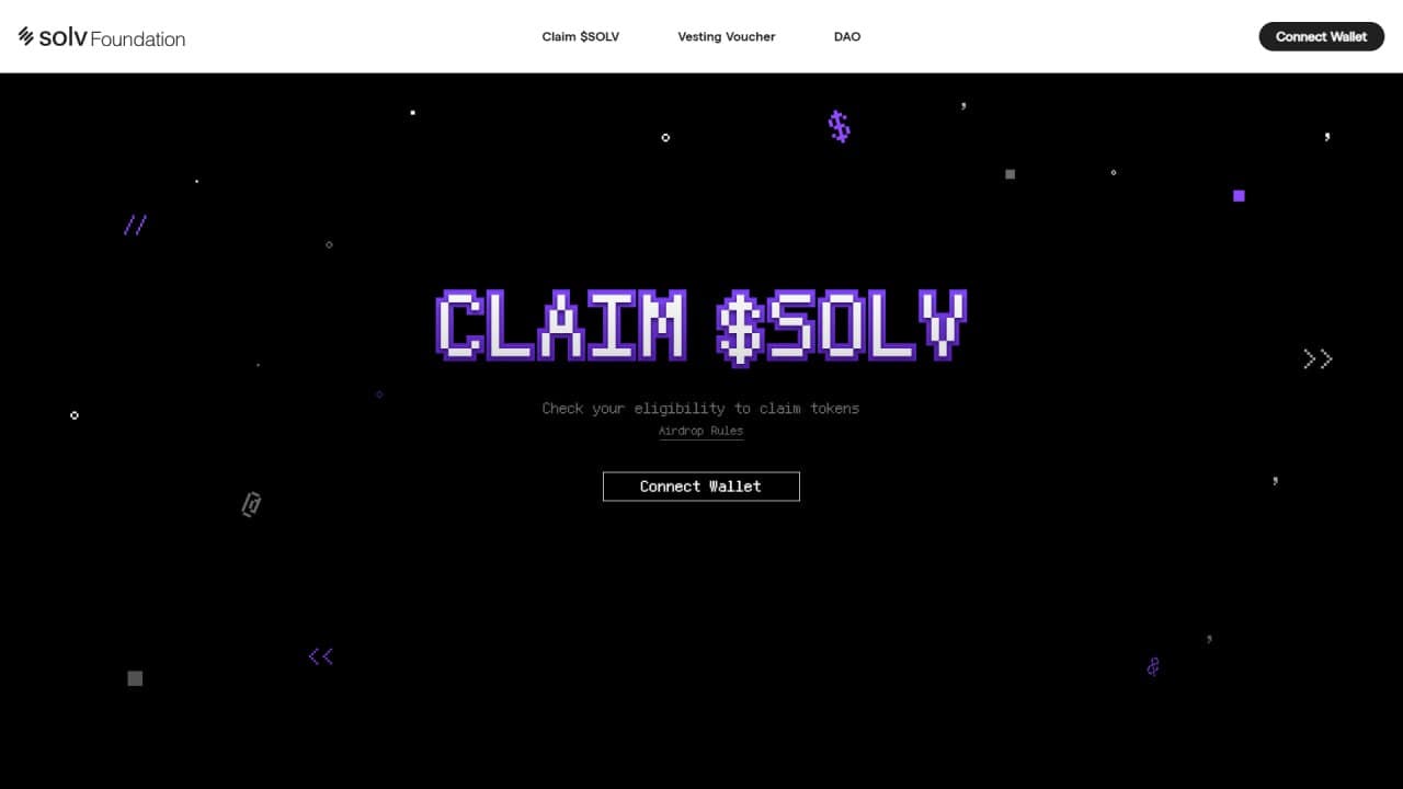 Аирдроп токенов SOLV от Solv Protocol